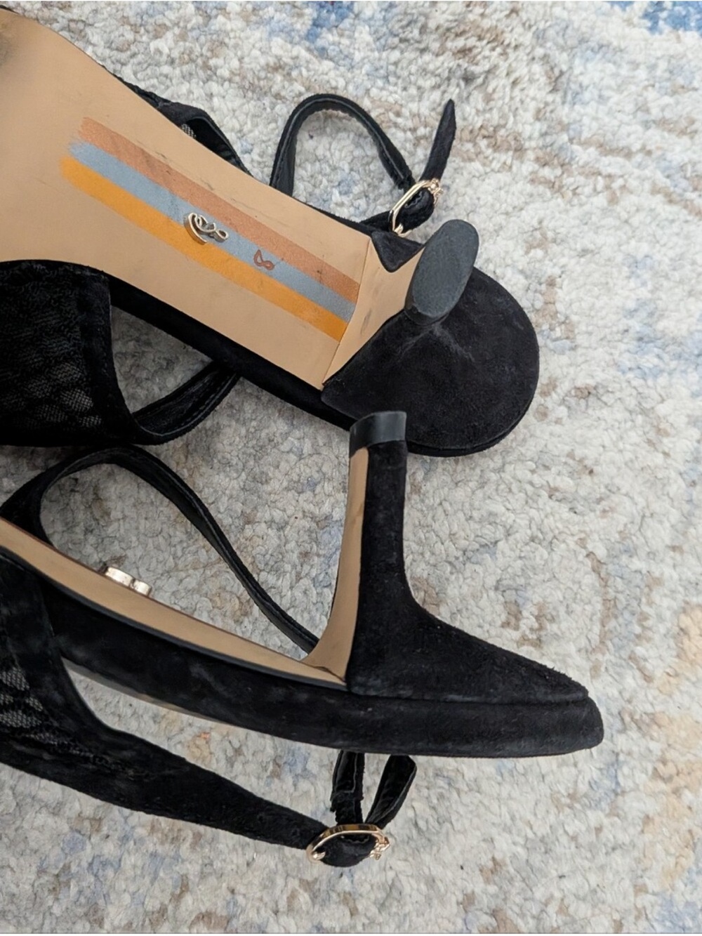 Sam Edelman Bianka Slingback Pump - Black Mesh 8 - Picture 5 of 10